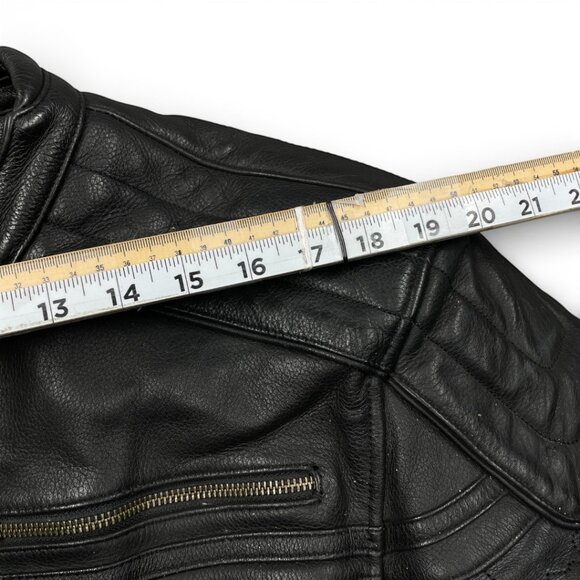 Scorpion Black Leather Motorcycle Racing Padded Armoured Biker Jacket Women's M - Picture 6 of 15